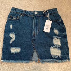 Denim skirt